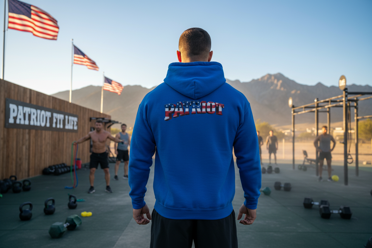 Patriot Flag Hoodie - American Flag Graphic Pullover