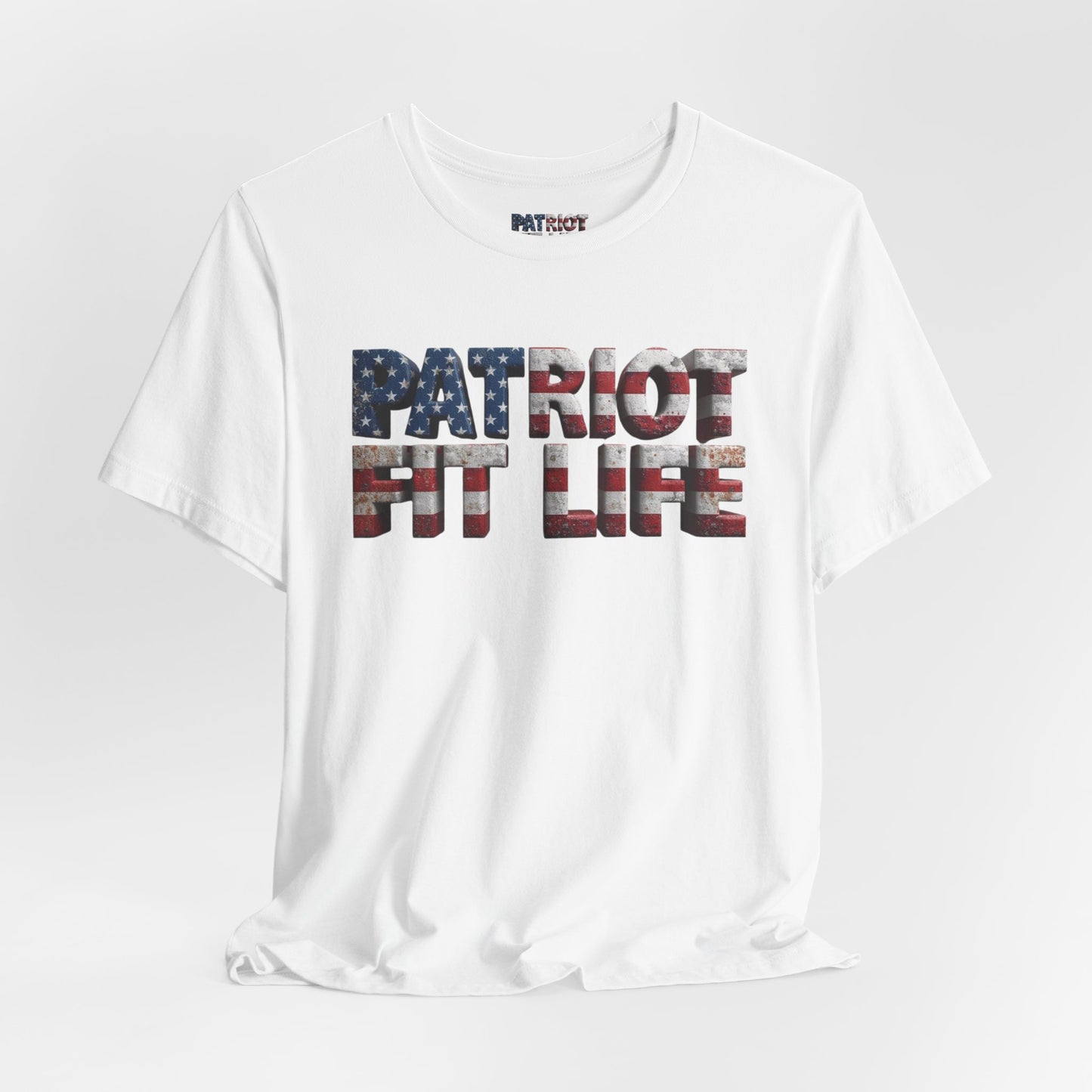 Patriot Fit Life American Flag Gym T-Shirt | Fitness Apparel