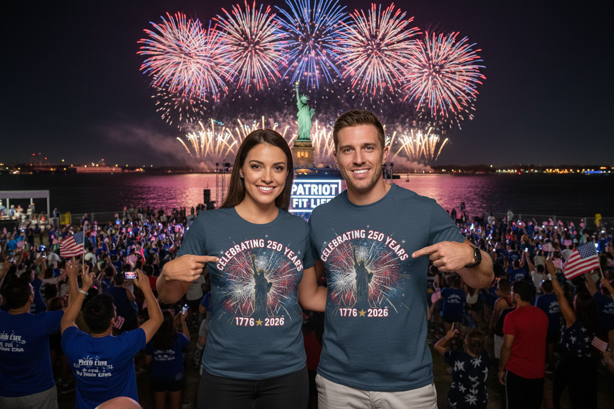America 250th Anniversary Tri-Blend T-Shirt | Celebrating 250 Years 1776–2026