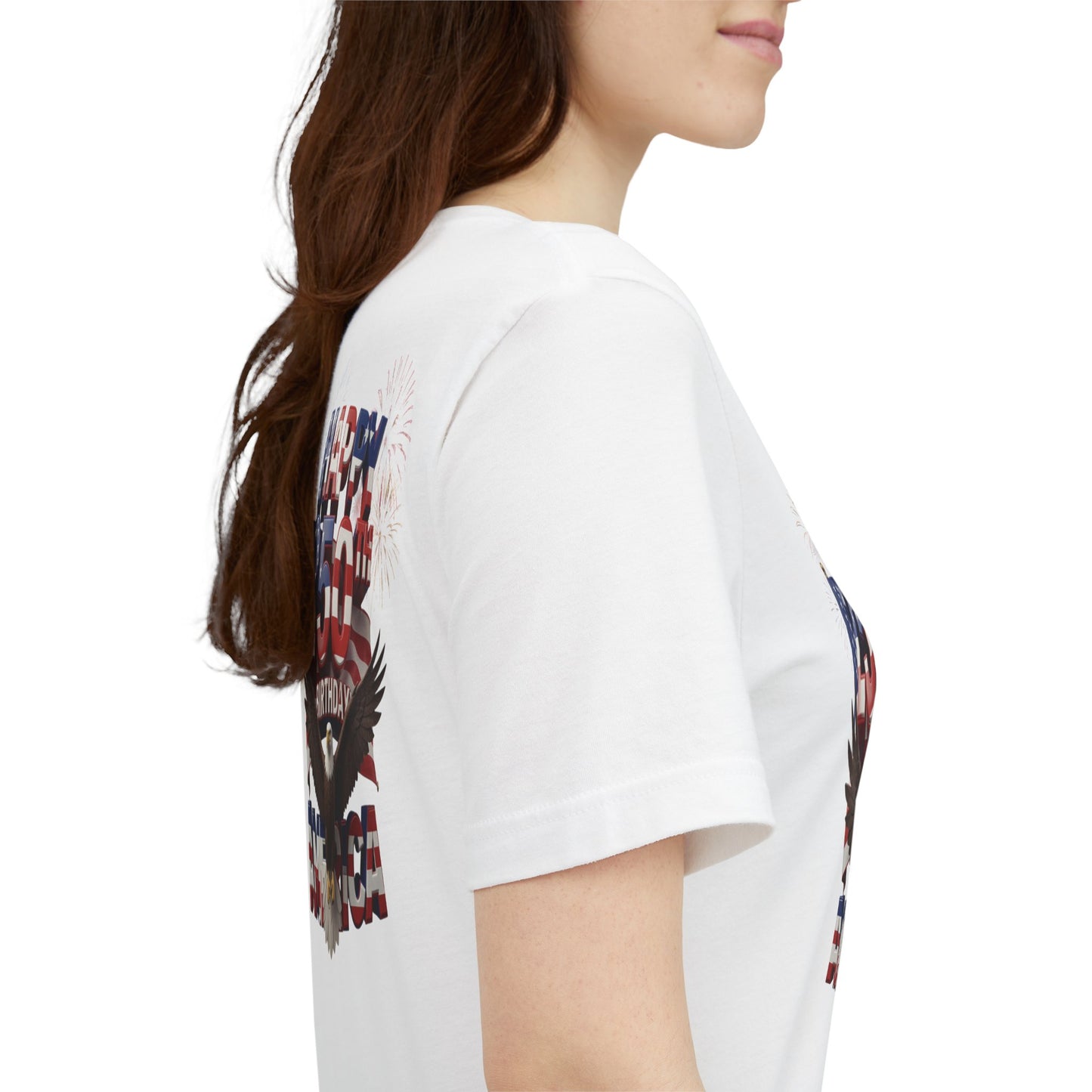America 250th Birthday Eagle Fireworks T-Shirt | Patriotic Tee