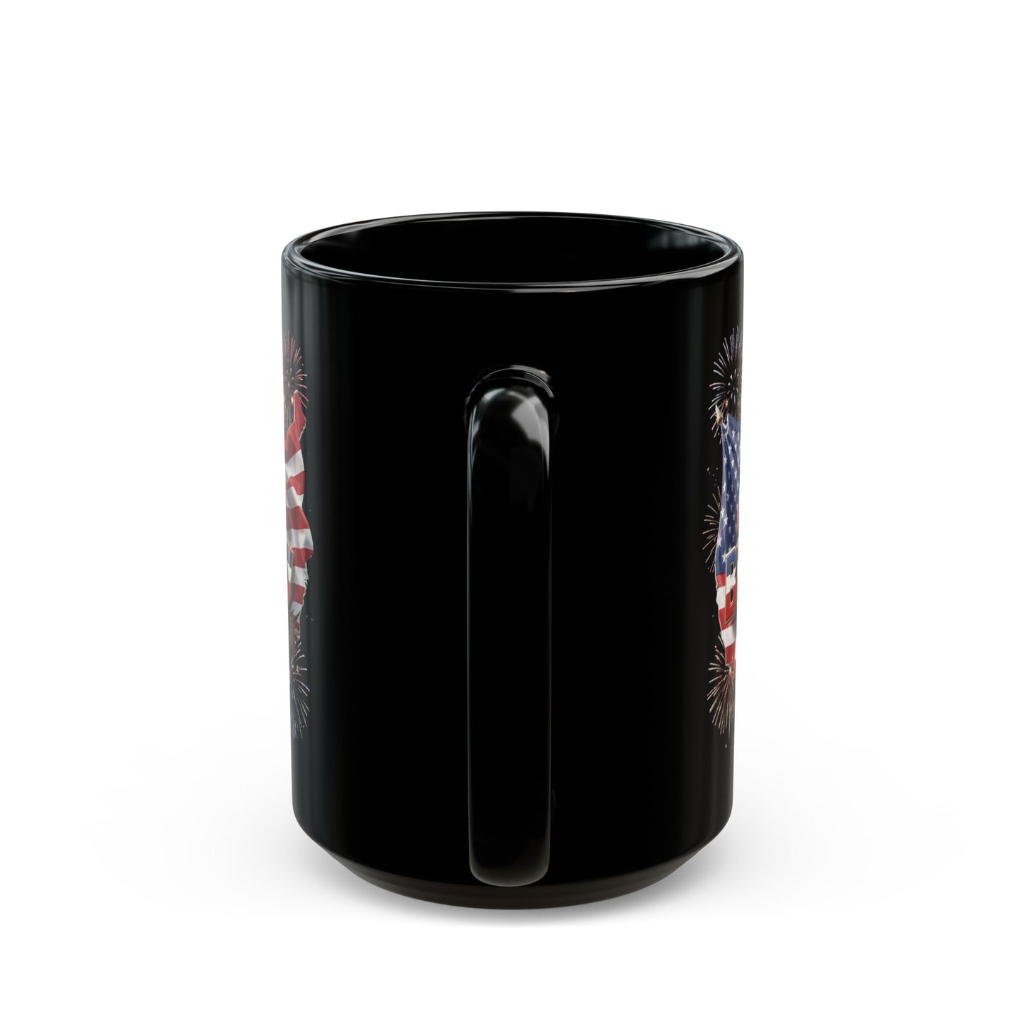 Happy 250th Birthday America Mug - Patriotic 4th of July Black Coffee Cup | 11oz & 15oz