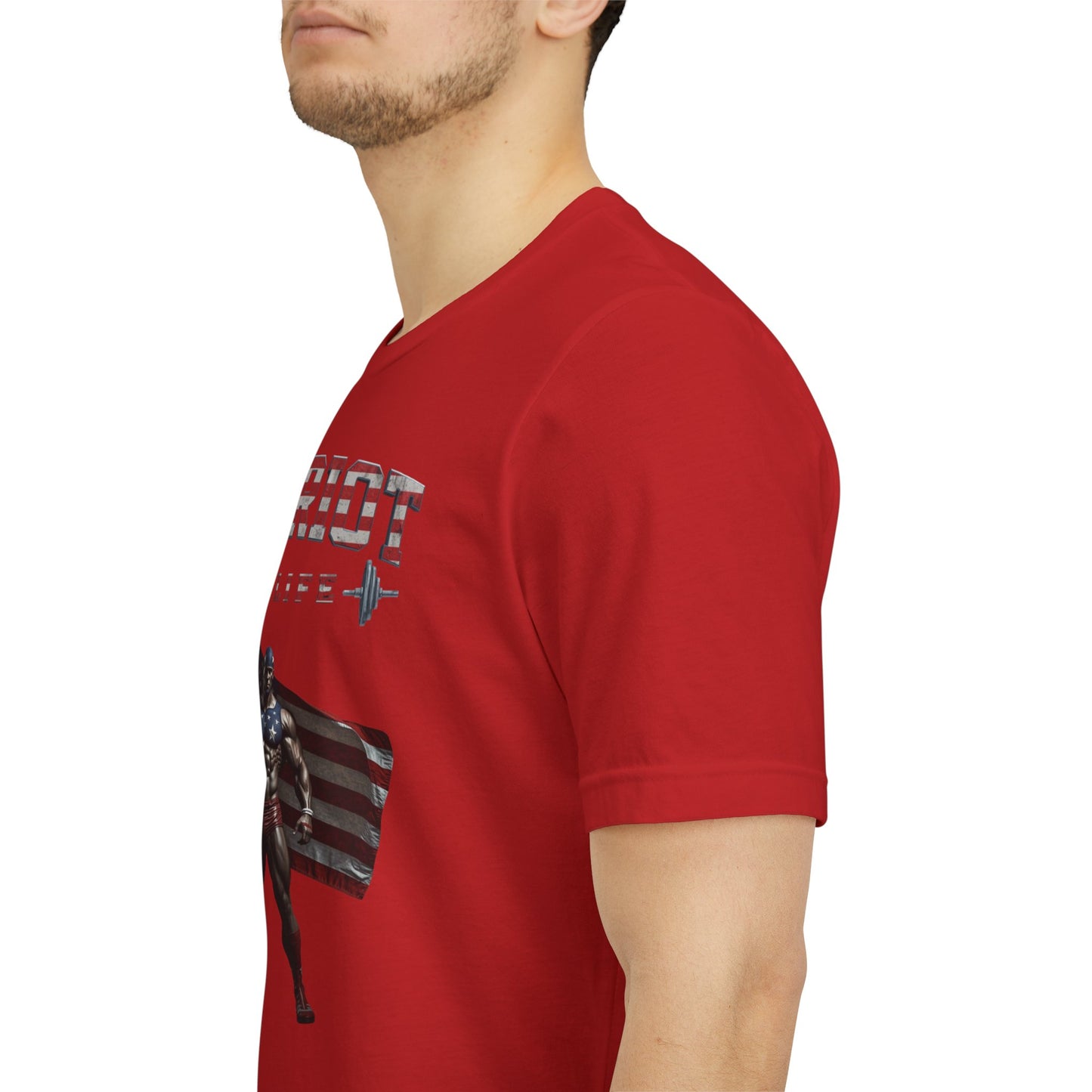 Patriot Fit Life Tee - American Flag Fitness T-Shirt