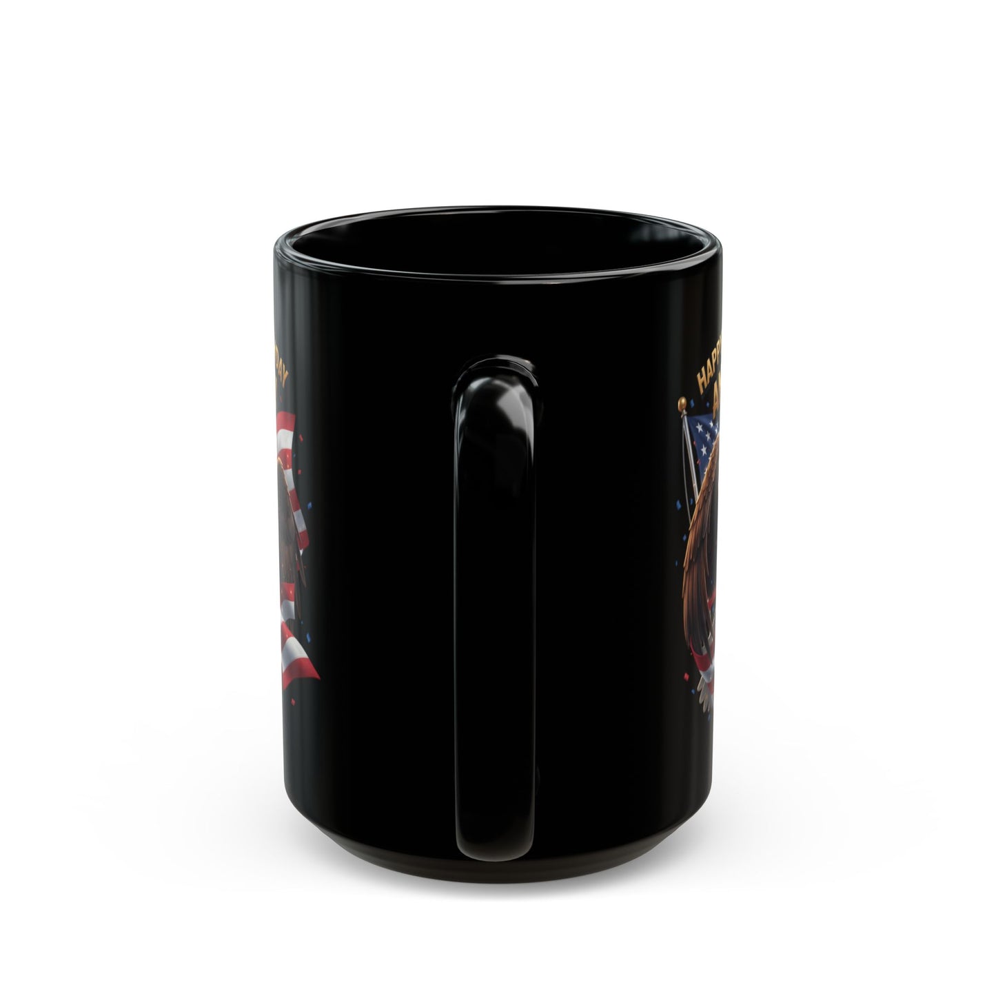 Happy 250th Birthday America Eagle Mug | Patriotic Ceramic Coffee Mug