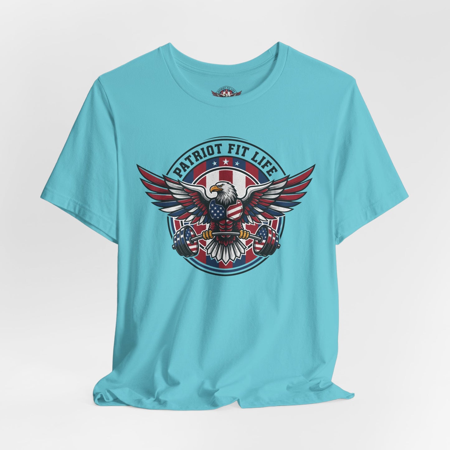 Patriot Fit Life Eagle T-Shirt | American Flag Fitness Tee