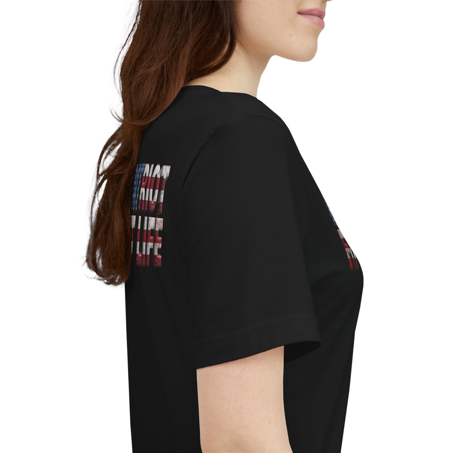 Patriot Fit Life American Flag Gym T-Shirt | Fitness Apparel