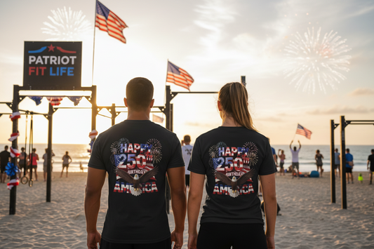 America 250th Birthday Eagle Fireworks T-Shirt | Patriotic Tee