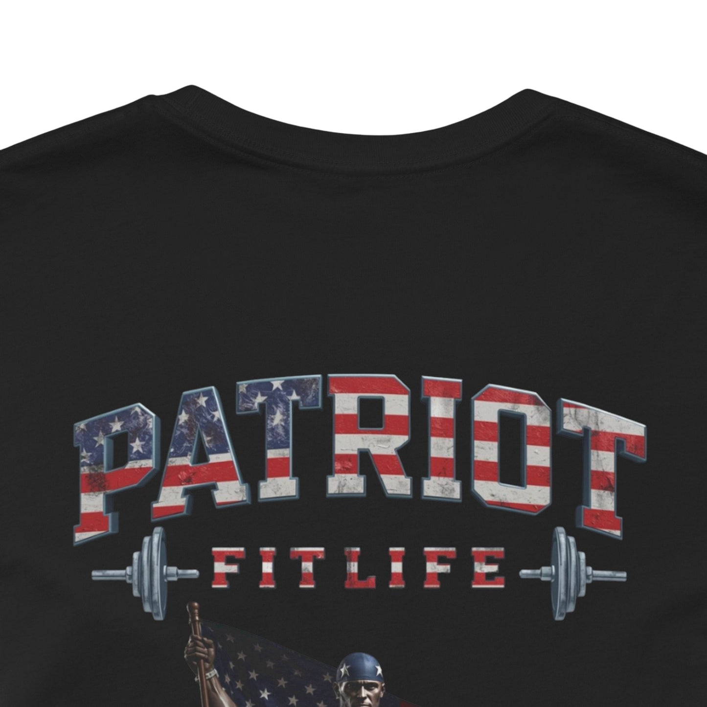 Patriot Fit Life Tee - American Flag Fitness T-Shirt
