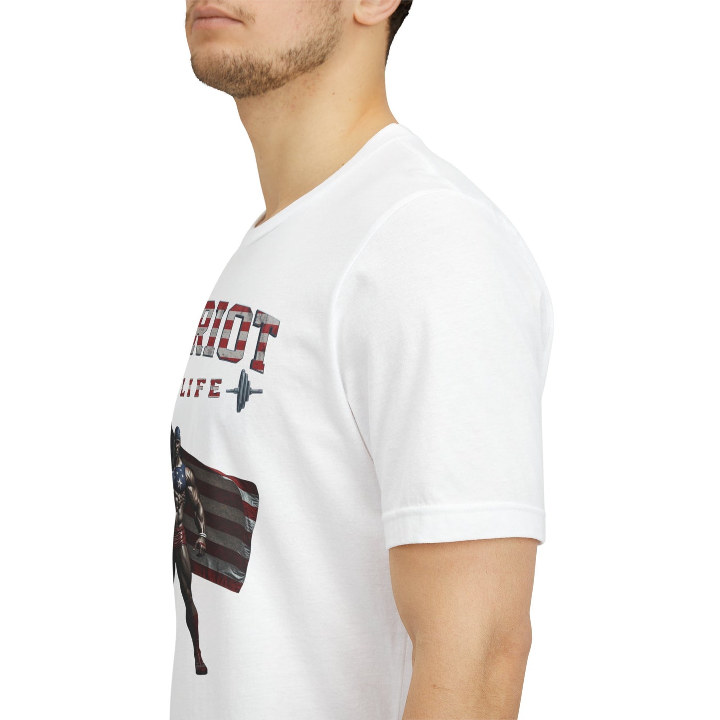 Patriot Fit Life Tee - American Flag Fitness T-Shirt
