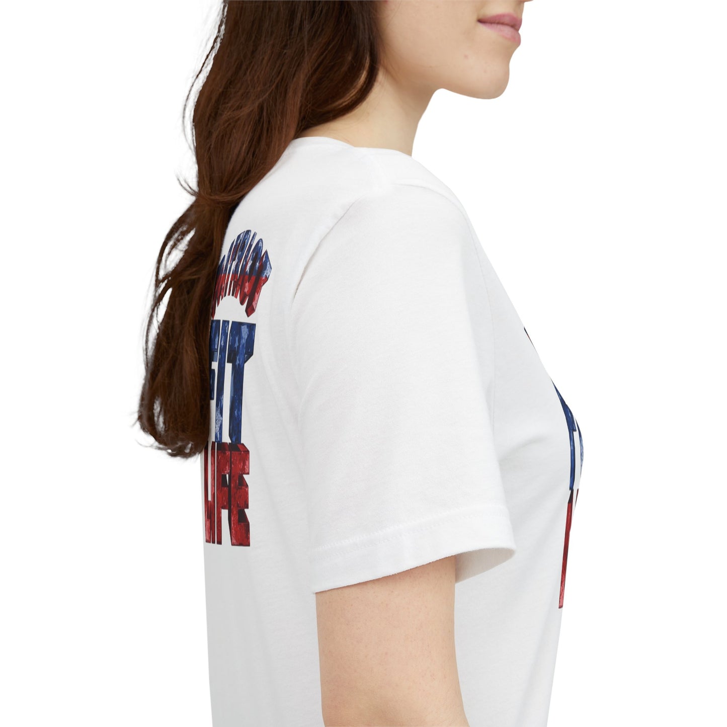 Patriot Fit Life T-Shirt - American Flag Fitness Tee