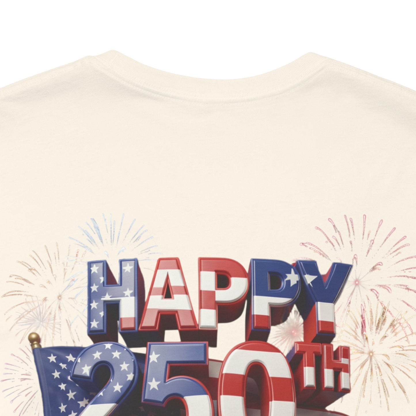 America 250th Birthday Eagle Fireworks T-Shirt | Patriotic Tee