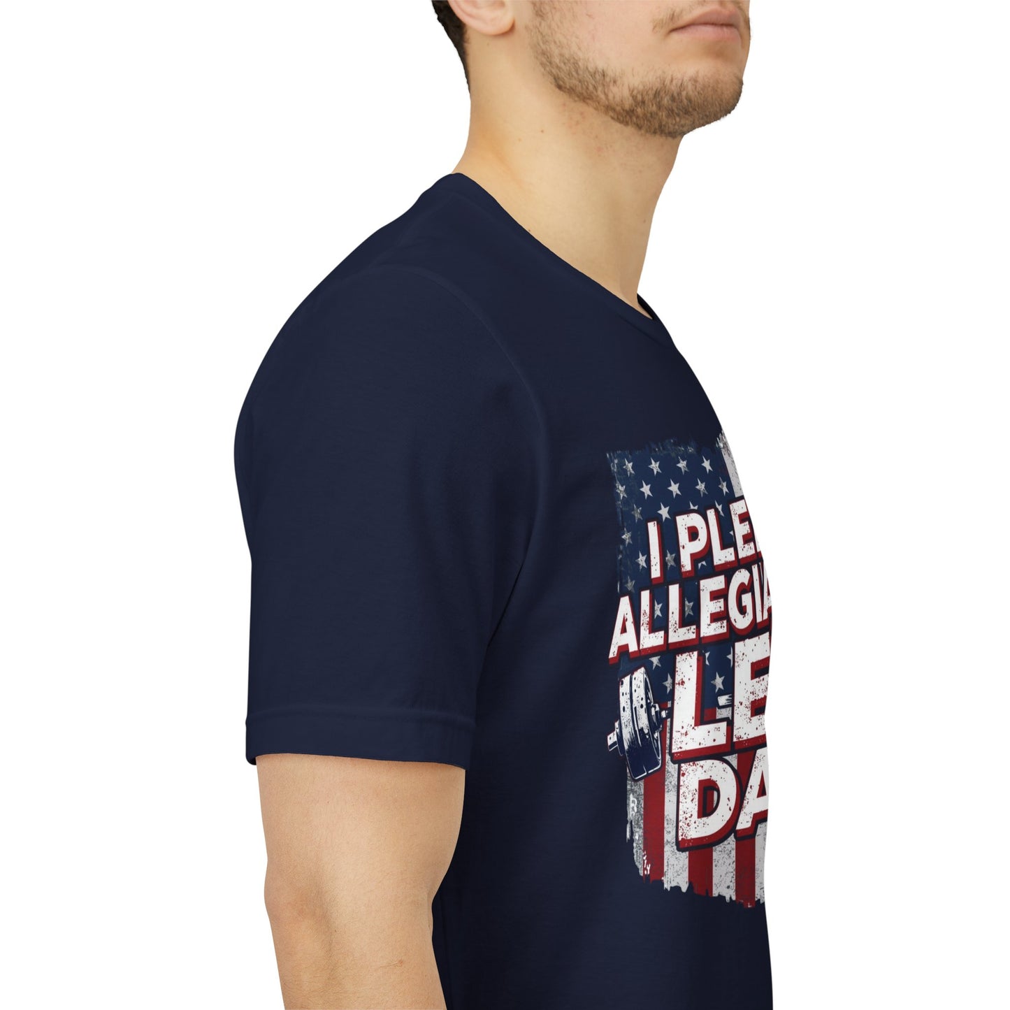 I Pledge Allegiance to Leg Day Shirt | Patriotic Gym Tee