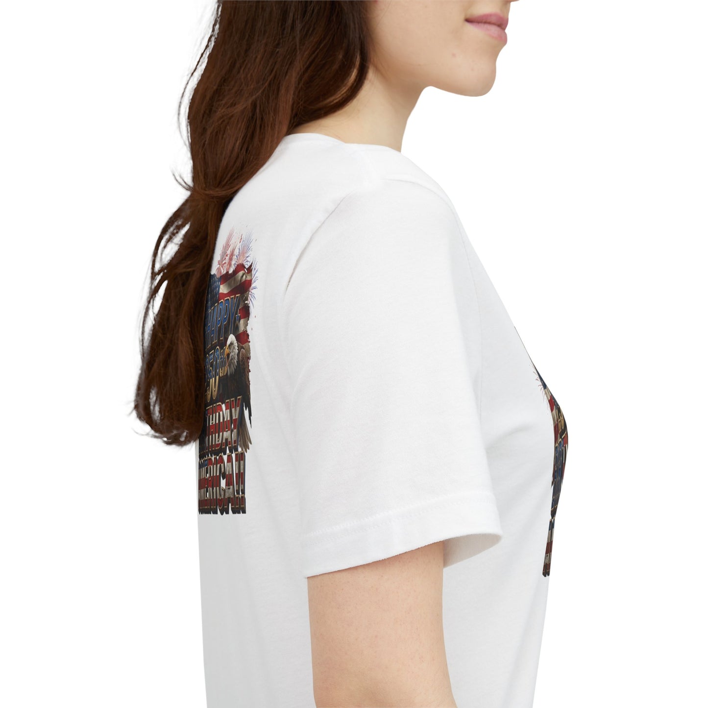 Happy 250th Birthday America T-Shirt | Patriotic Bald Eagle & Flag Tee | July 4th 2026 | 1776–2026