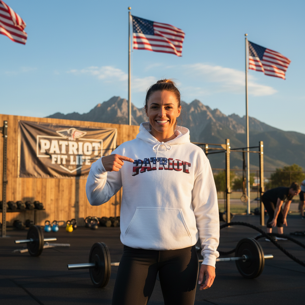Patriot Flag Hoodie - American Flag Graphic Pullover