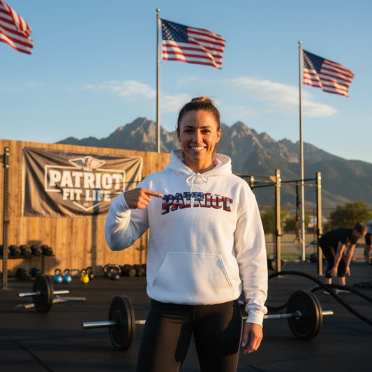 Patriot Flag Hoodie - American Flag Graphic Pullover