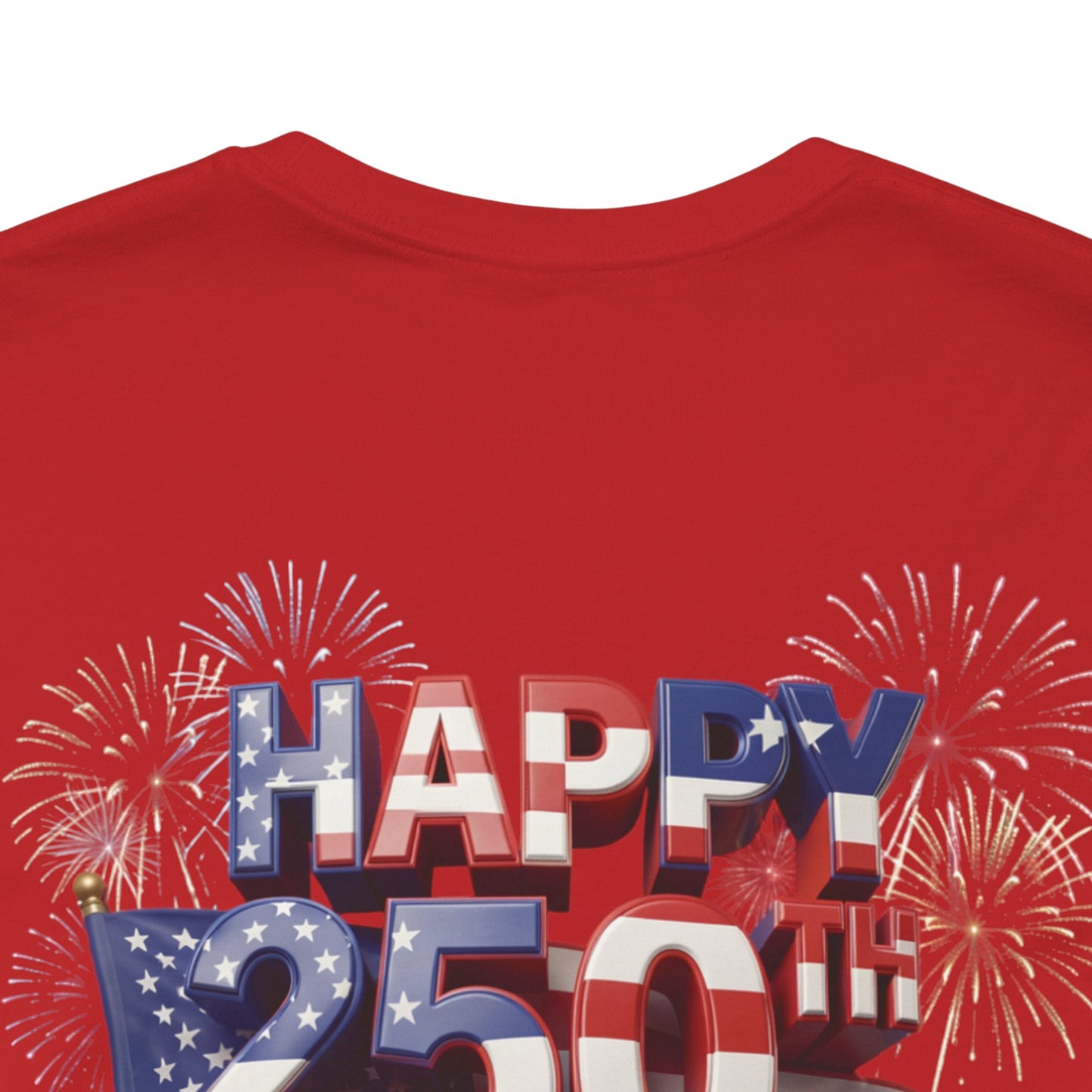 America 250th Birthday Eagle Fireworks T-Shirt | Patriotic Tee