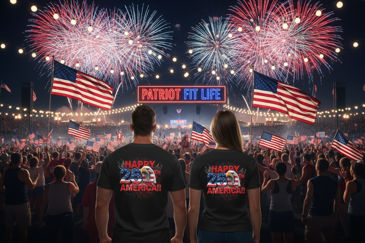 Happy 250th Birthday America T-Shirt | Patriotic Bald Eagle 4th of July Tee | 1776-2026 | XS-4XL