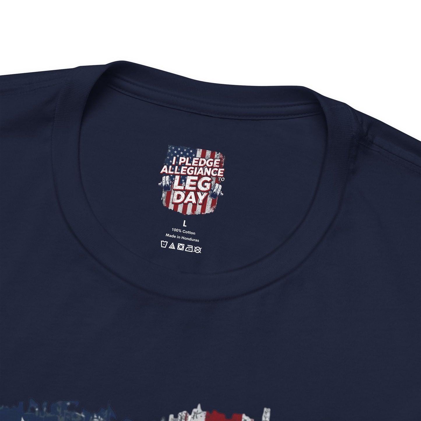 I Pledge Allegiance to Leg Day Shirt | Patriotic Gym Tee