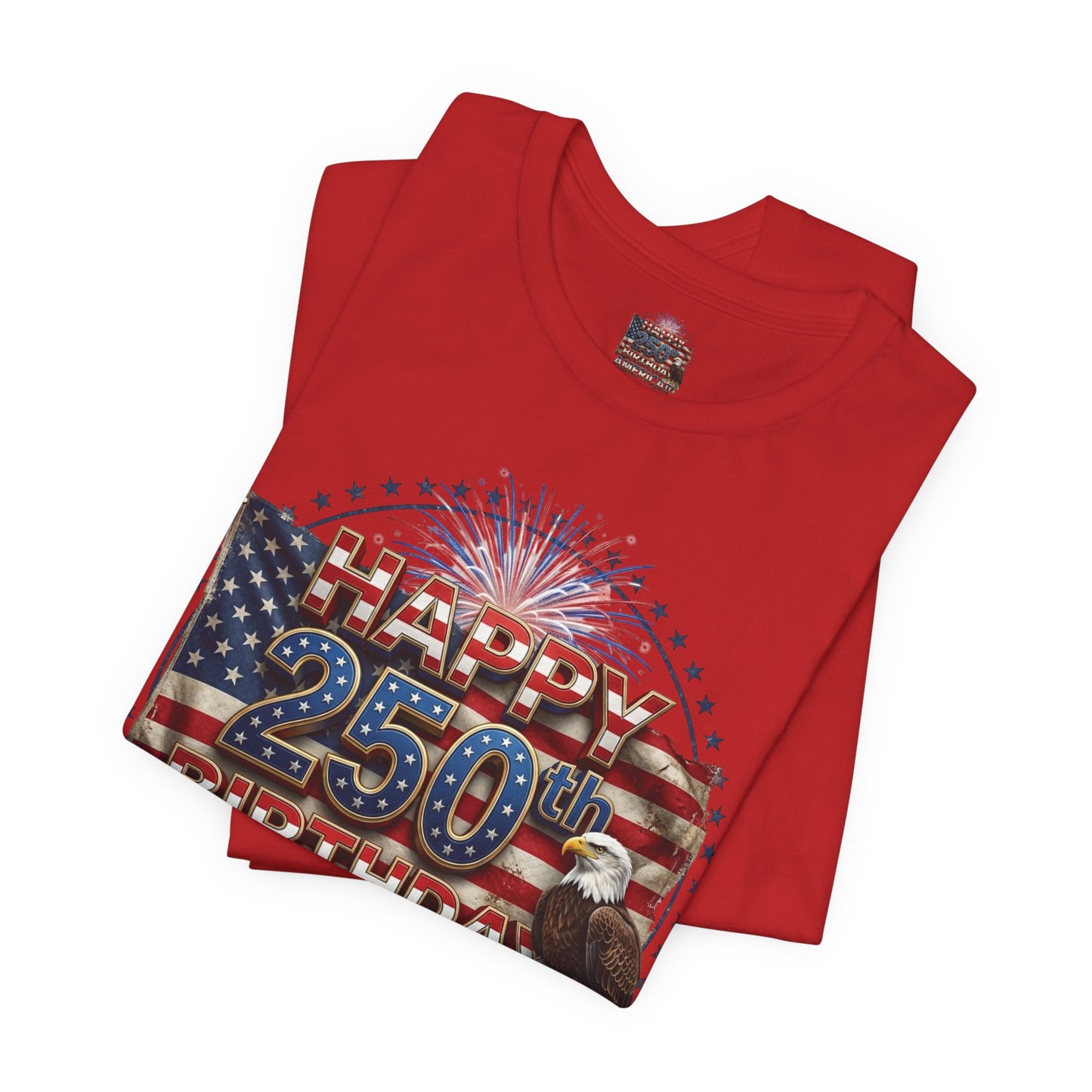 1776–2026 America 250th Birthday T-Shirt | Patriotic Eagle & Flag Tee | July 4th 2026 Commemorative