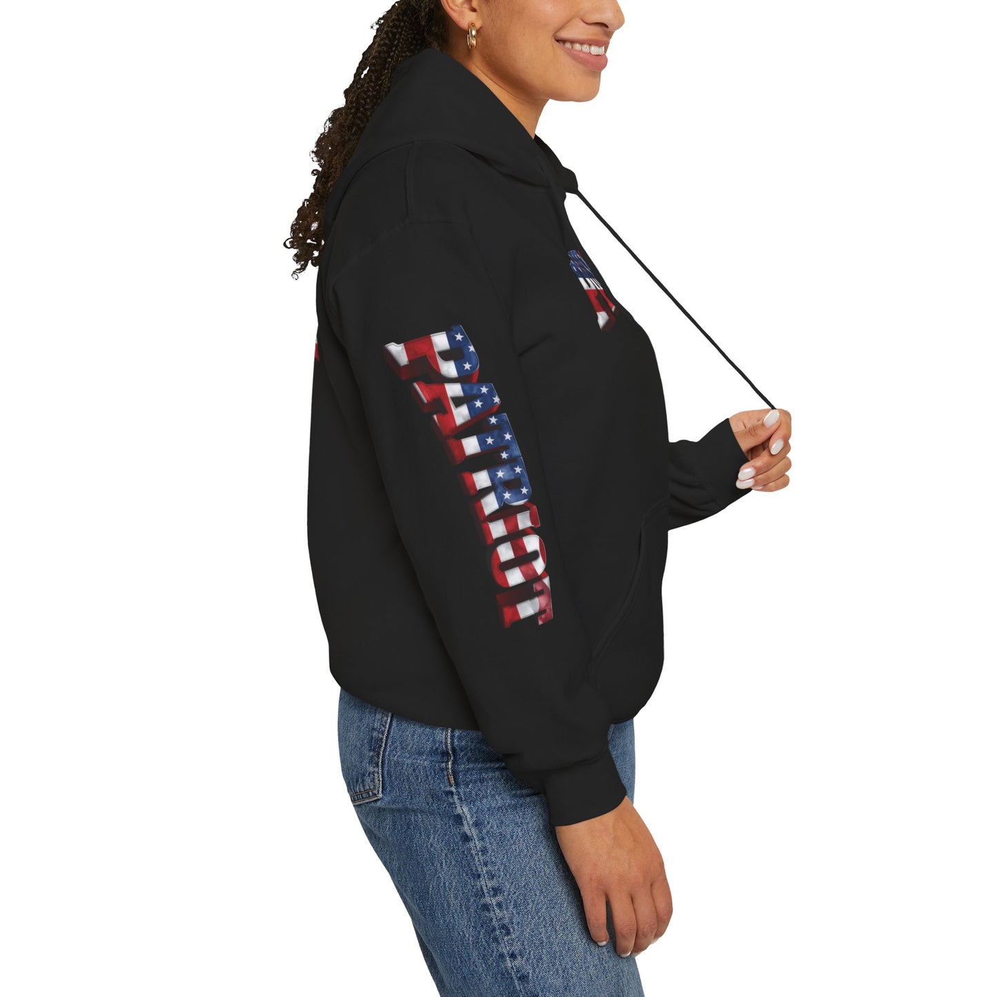 Patriot Hoodie - American Flag Graphic Pullover Sweatshirt