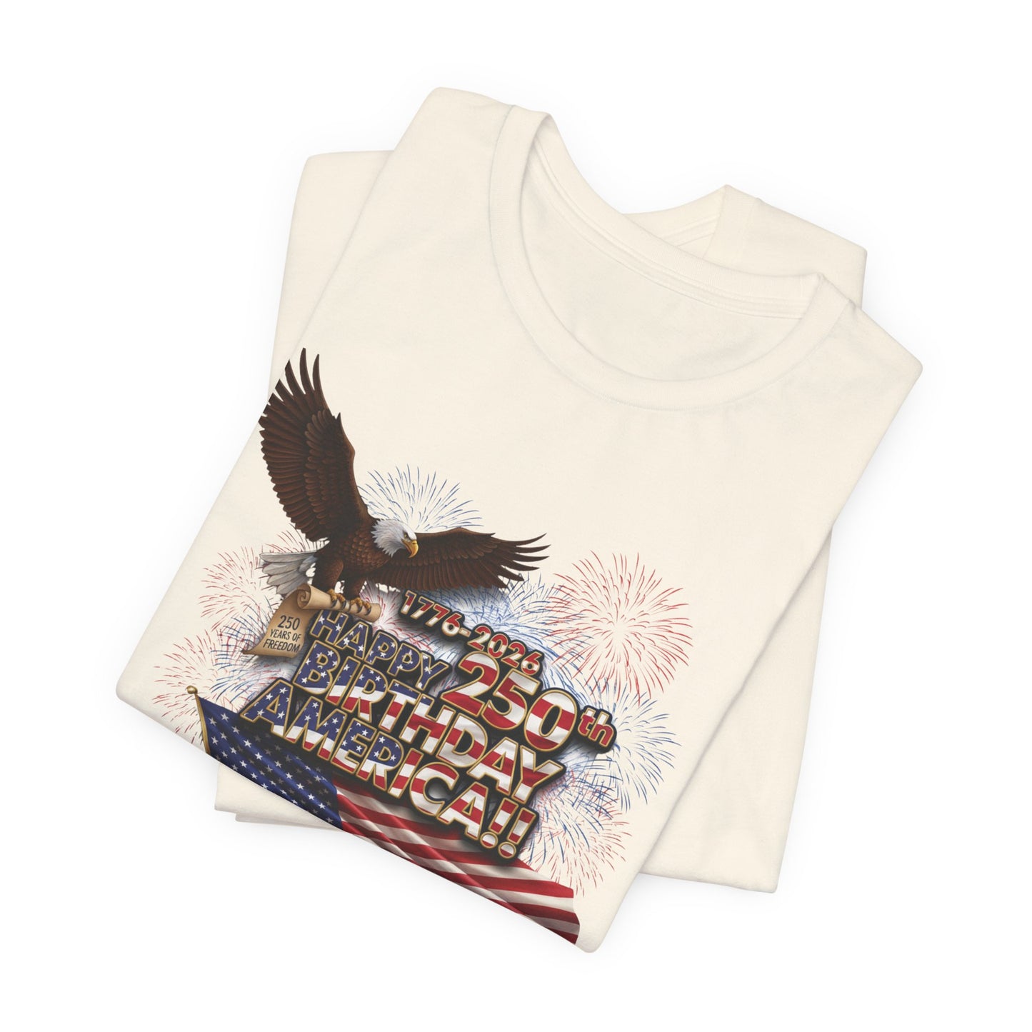 God Bless America T-Shirt | Patriotic Eagle & Flag Tee | Bella Canvas | XS-4XL | July 4th 2026