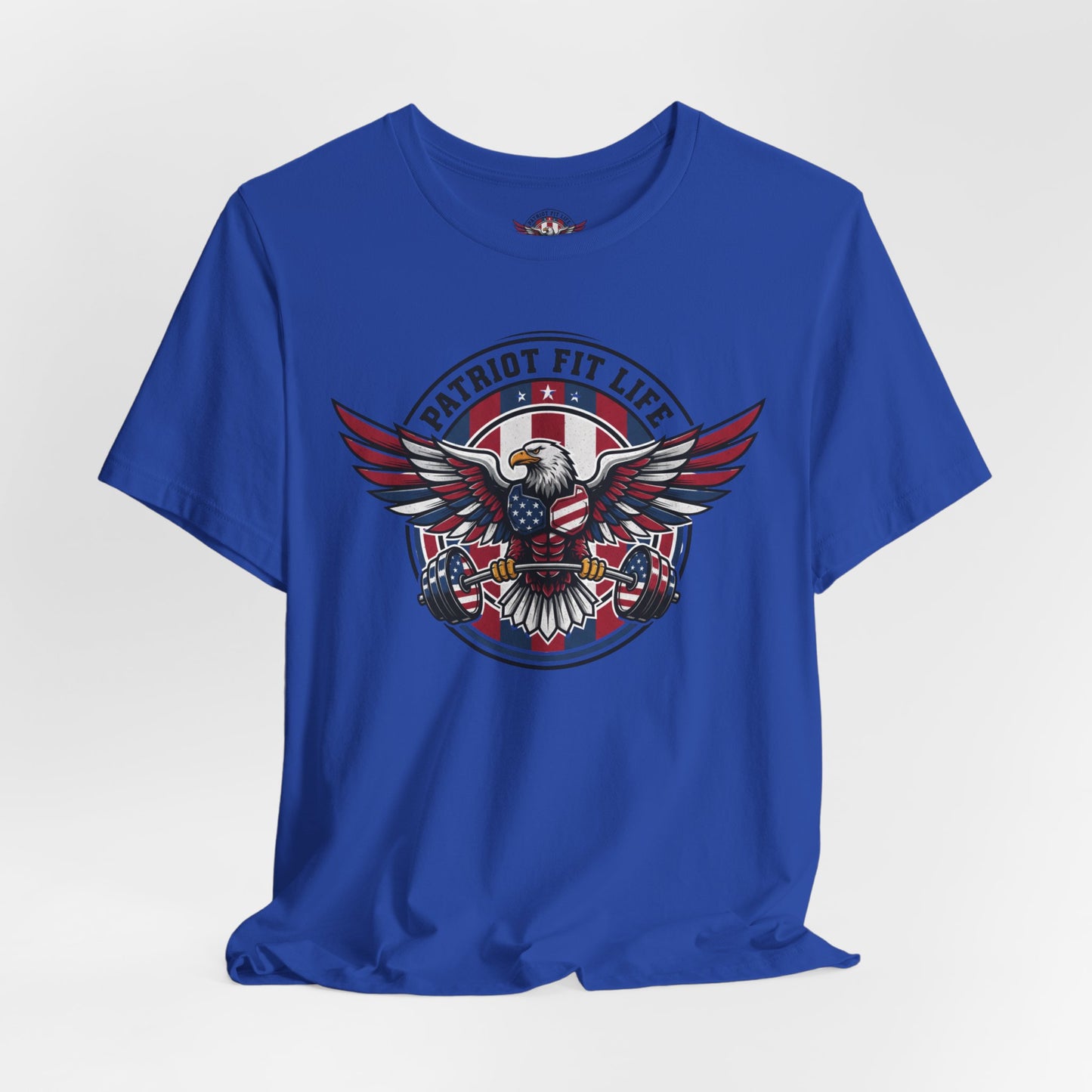 Patriot Fit Life Eagle T-Shirt | American Flag Fitness Tee