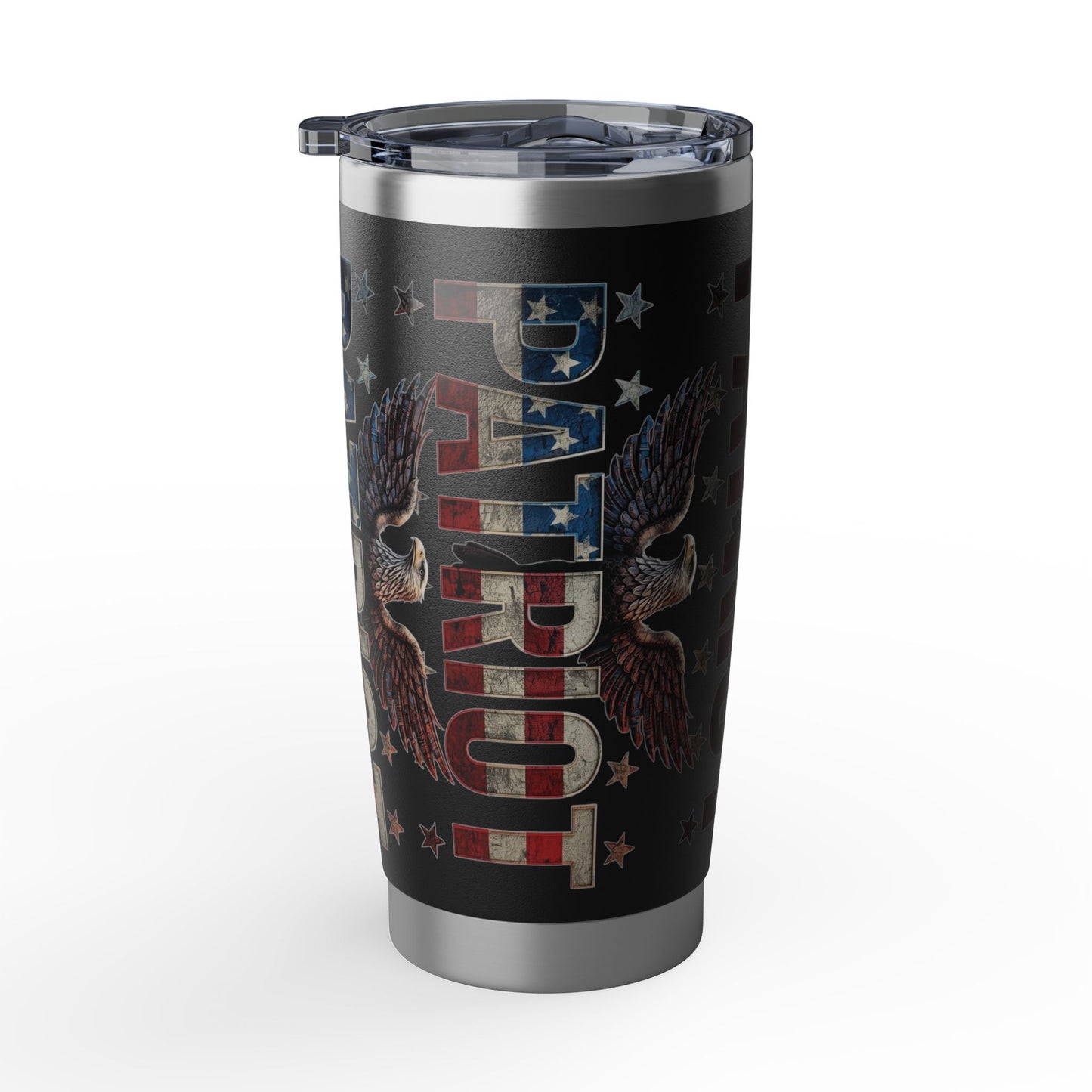 Patriot 20oz Tumbler - American Flag Eagle Stainless Steel Travel Mug