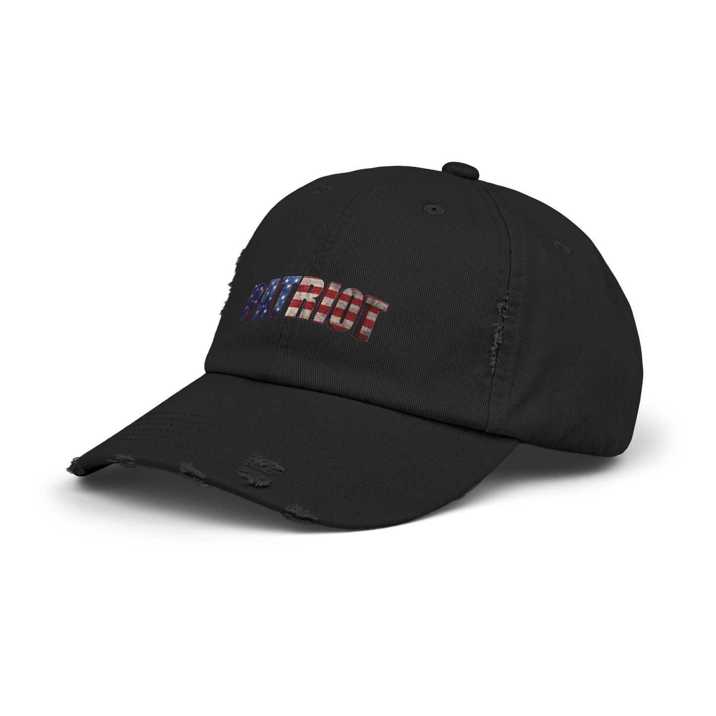 Distressed Patriot Baseball Cap - American Flag Hat