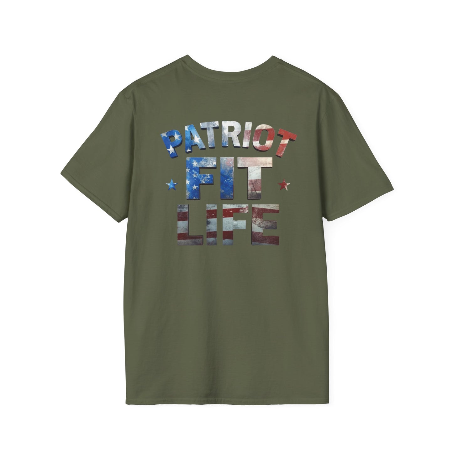 Patriot Fit Life - American Flag T-Shirt - Fitness