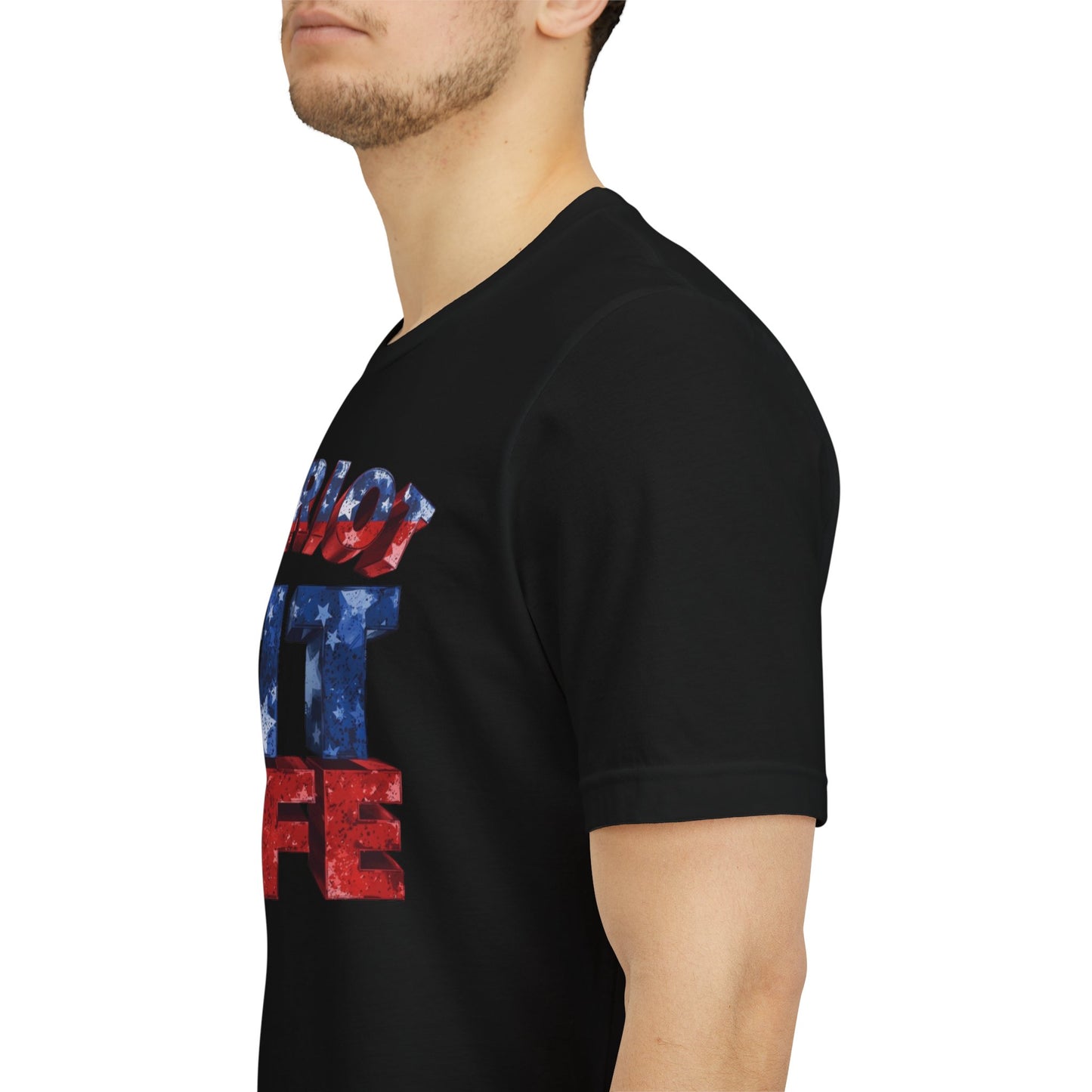 Patriot Fit Life T-Shirt - American Flag Fitness Tee