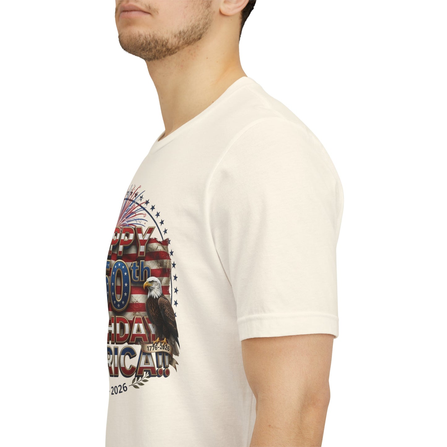1776–2026 America 250th Birthday T-Shirt | Patriotic Eagle & Flag Tee | July 4th 2026 Commemorative
