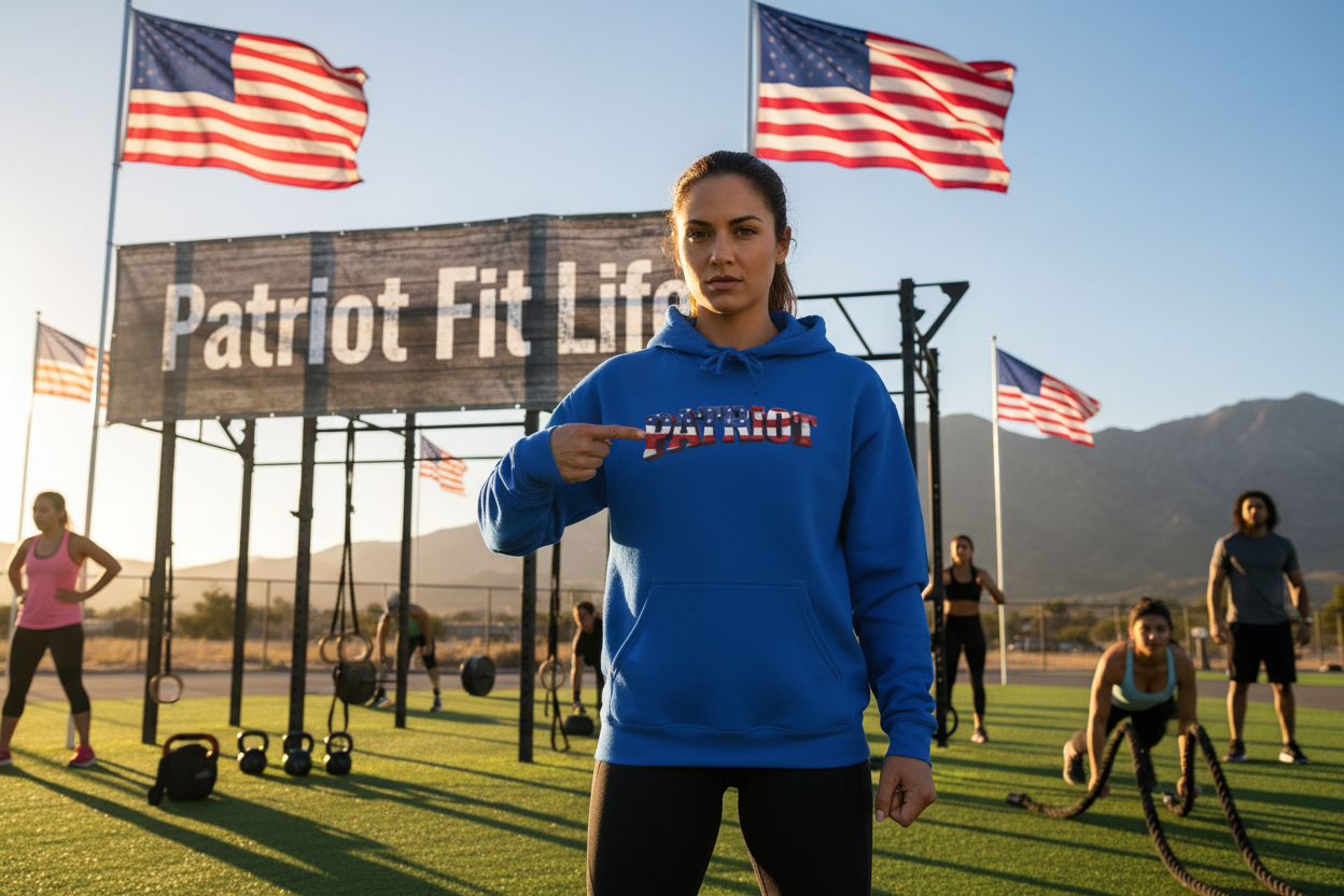 Patriot Flag Hoodie - American Flag Graphic Pullover