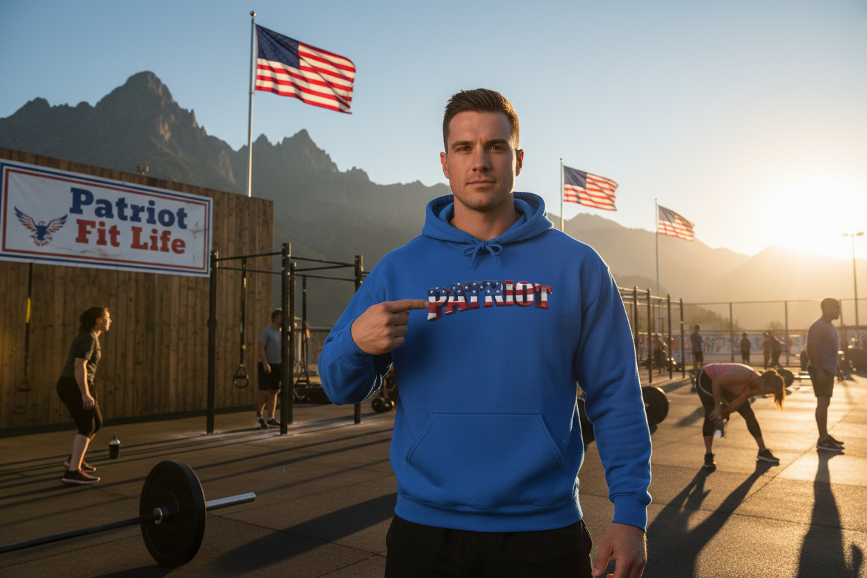 Patriot Flag Hoodie - American Flag Graphic Pullover