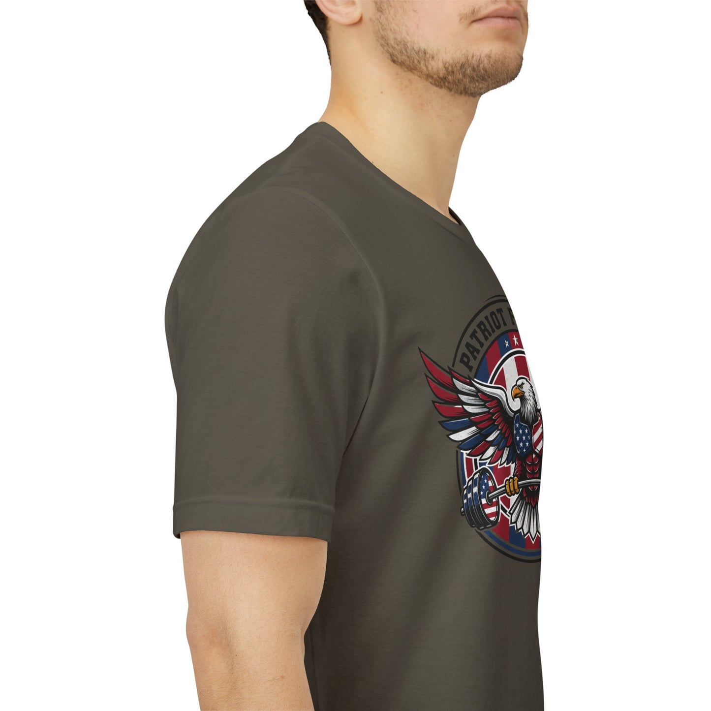 Patriot Fit Life Eagle T-Shirt | American Flag Fitness Tee