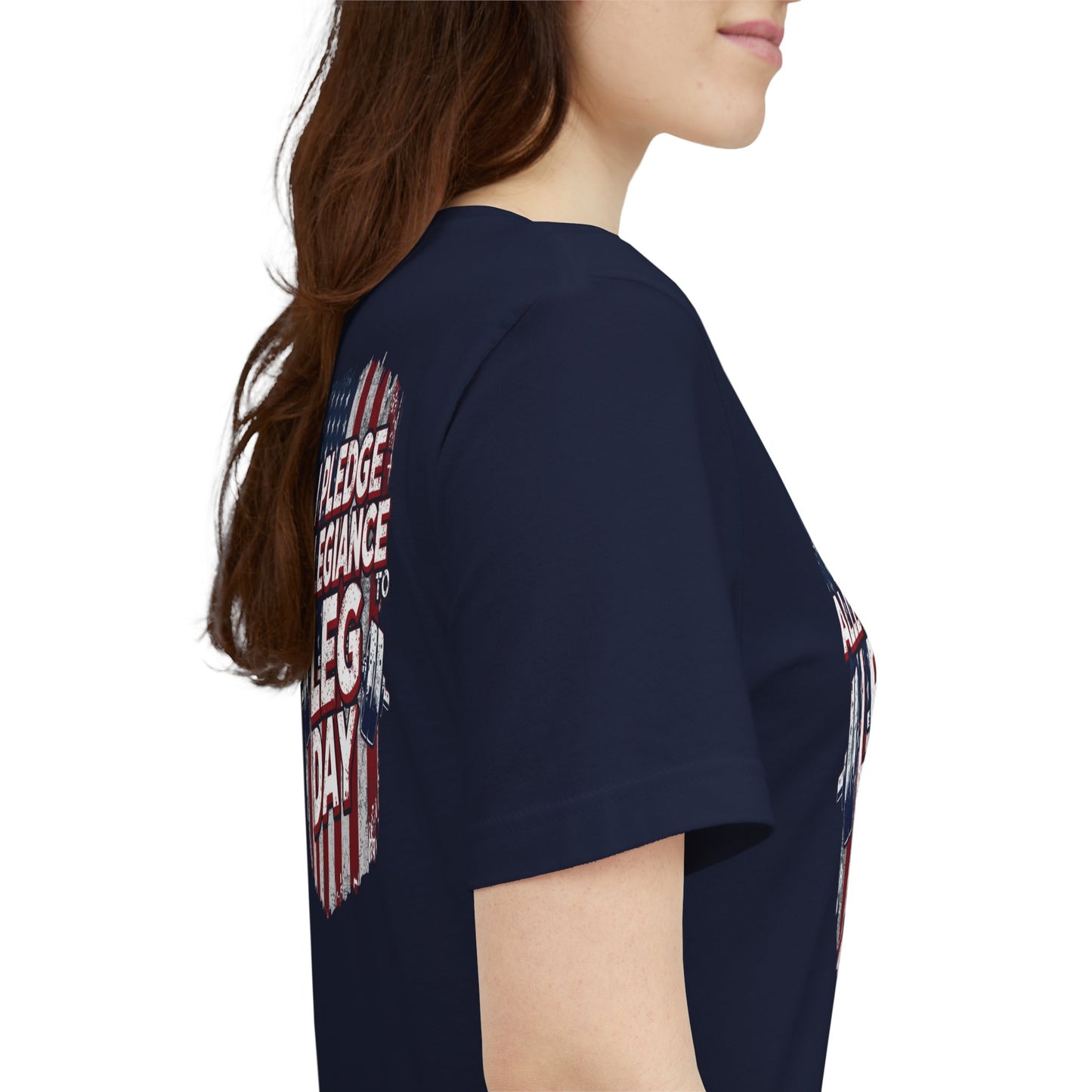 I Pledge Allegiance to Leg Day Shirt | Patriotic Gym Tee