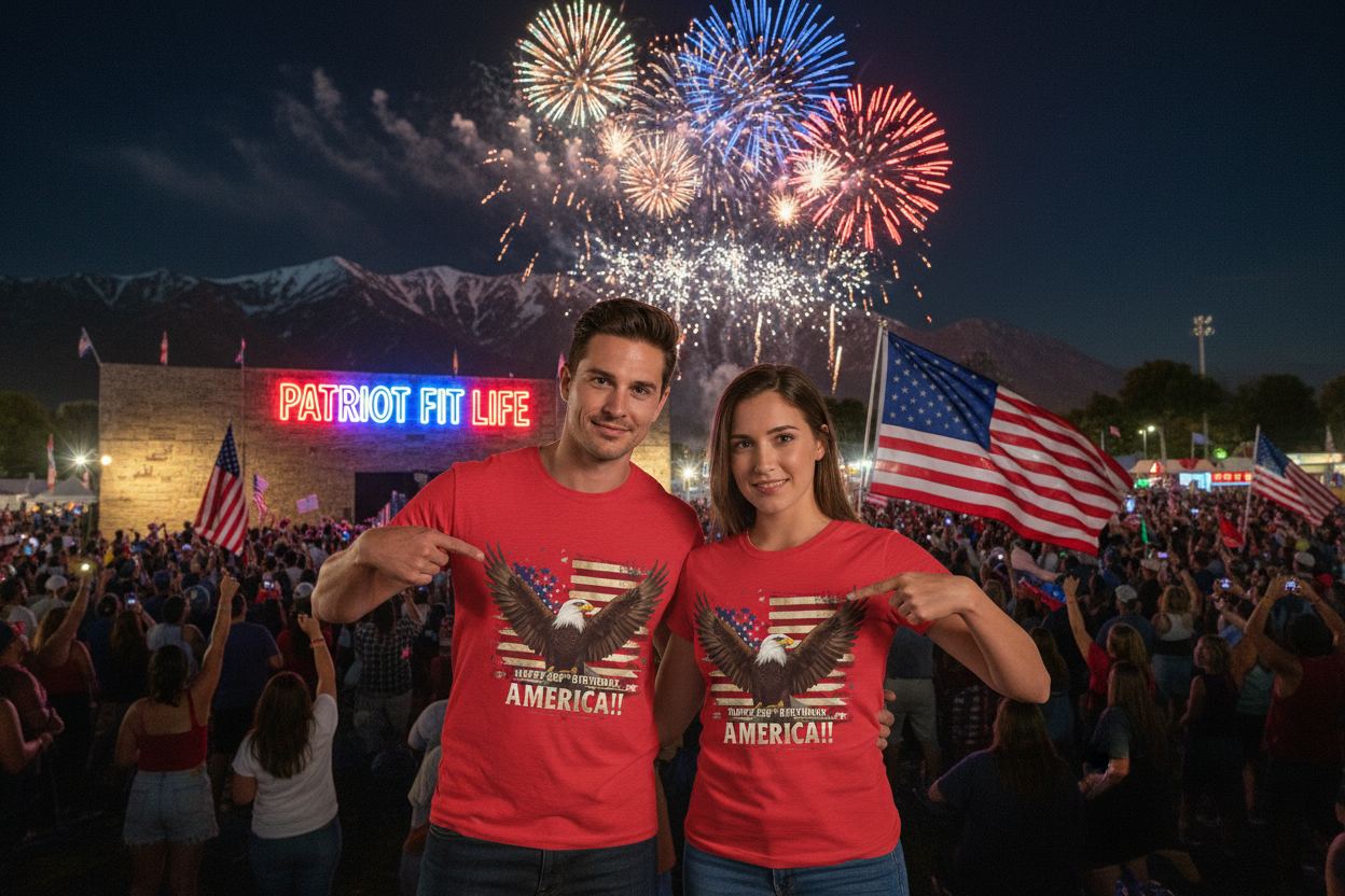 Happy 250th Birthday America T-Shirt | Patriotic Bald Eagle Flag Tri-Blend Tee | 1776–2026