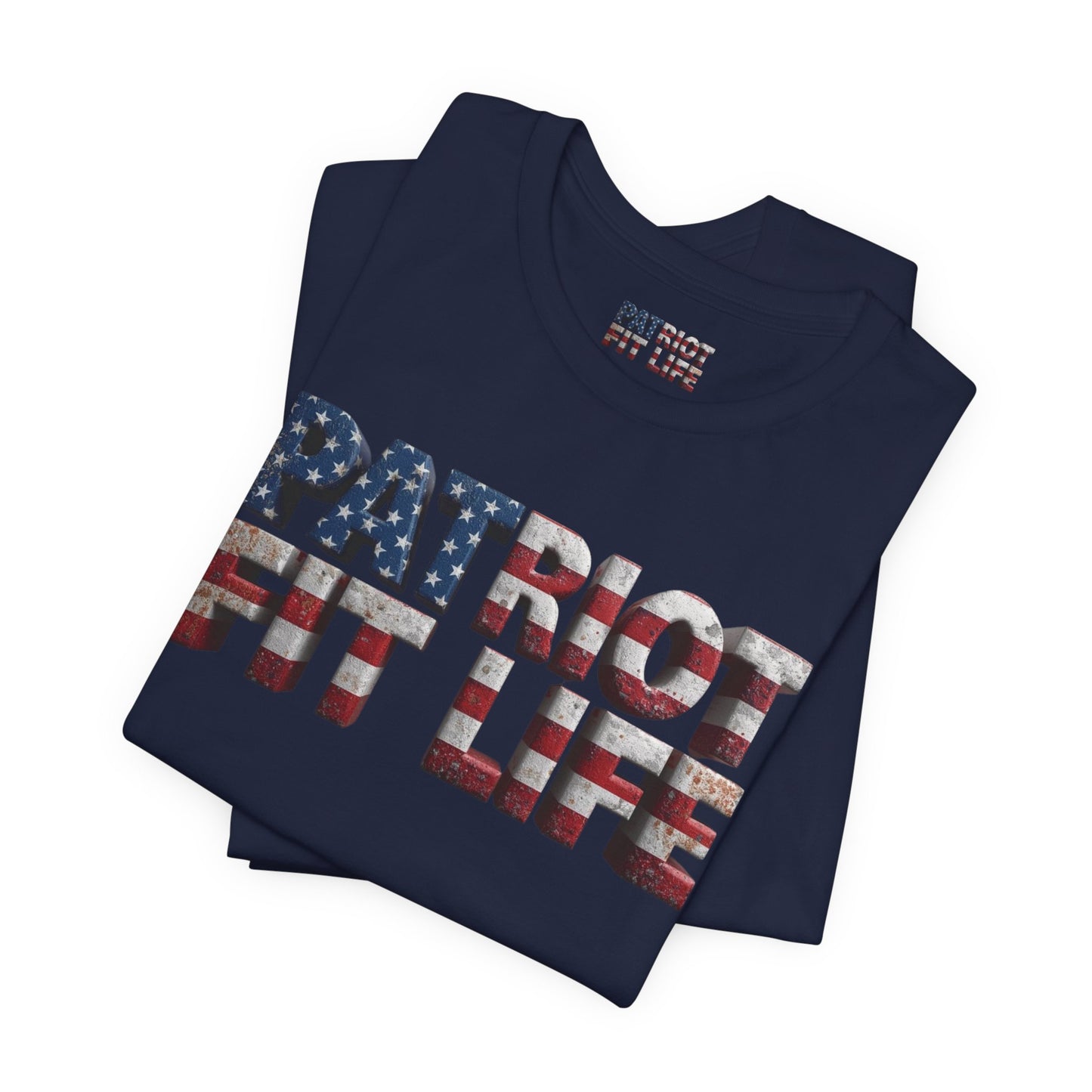 Patriot Fit Life American Flag Gym T-Shirt | Fitness Apparel