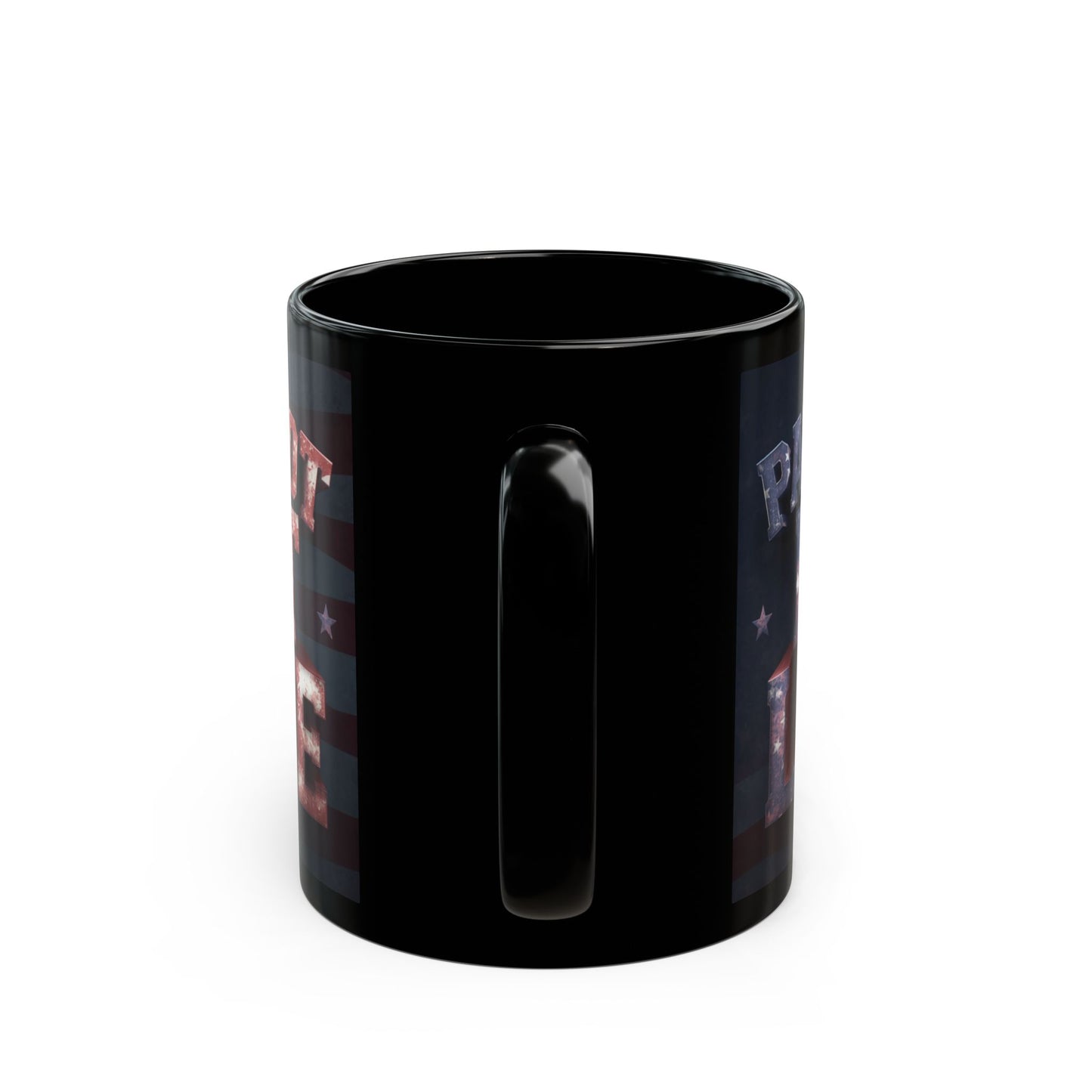 Patriot Fit Life Black Ceramic Mug - 11oz & 15oz
