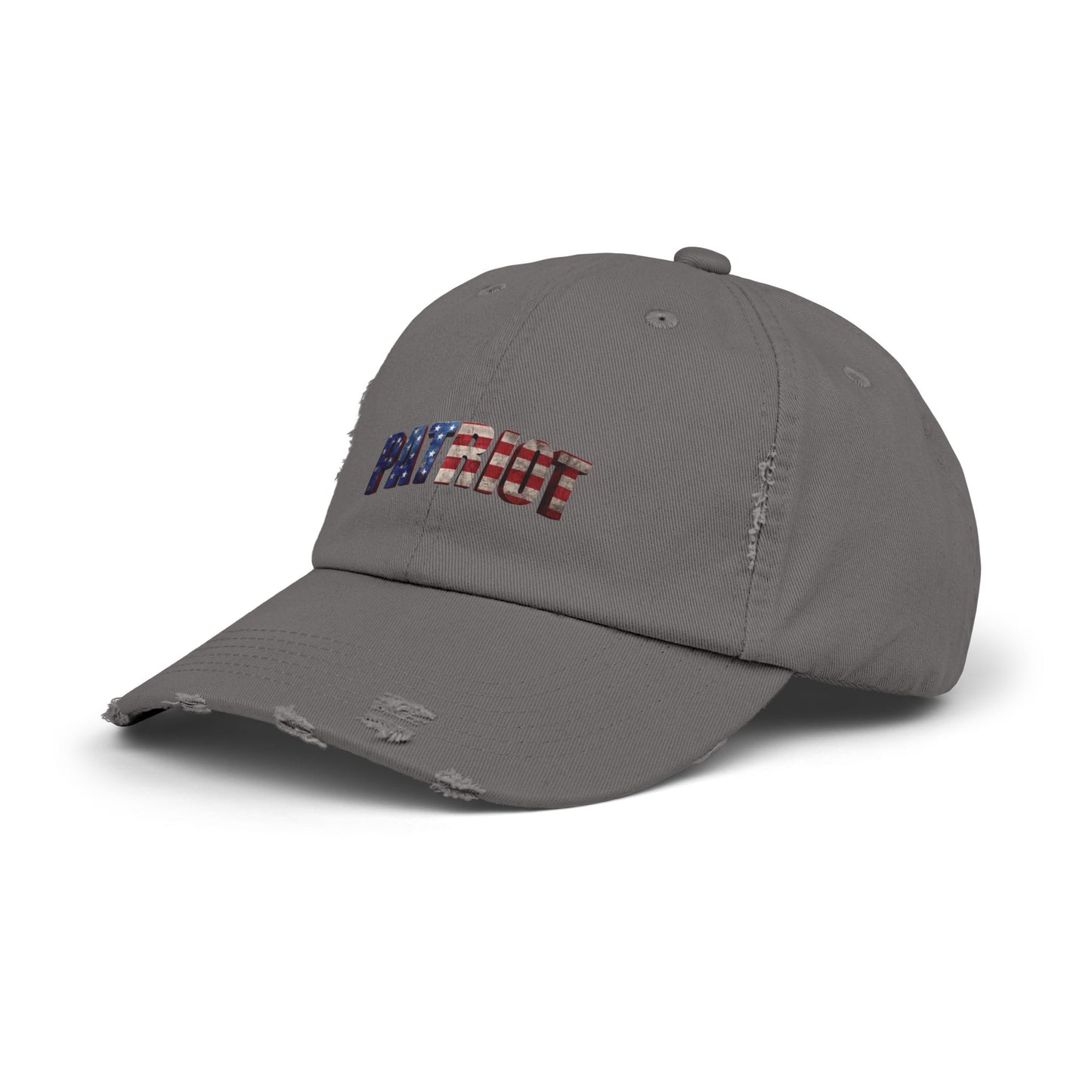 Distressed Patriot Baseball Cap - American Flag Hat