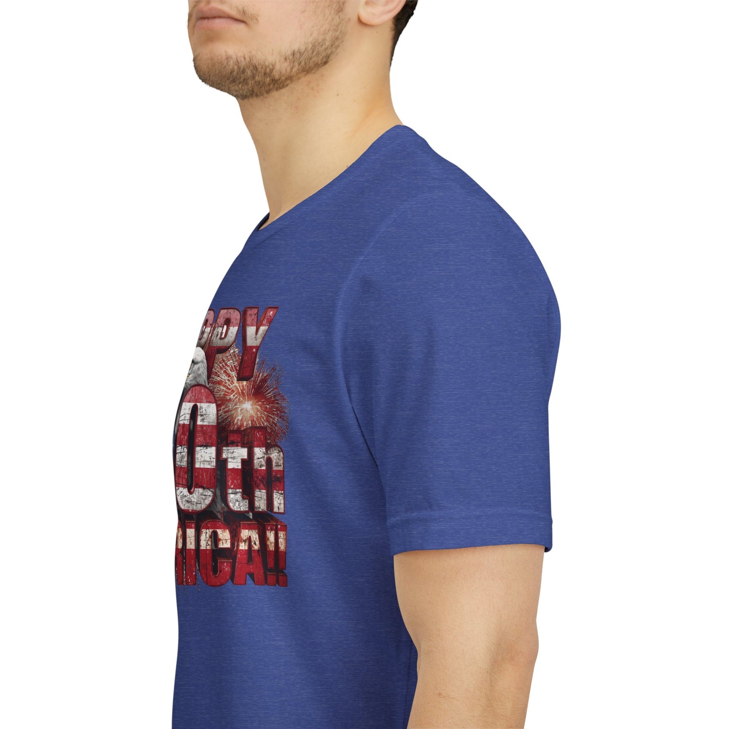Happy 250th Birthday America T-Shirt | Patriotic Bald Eagle USA Flag Tee | 1776–2026
