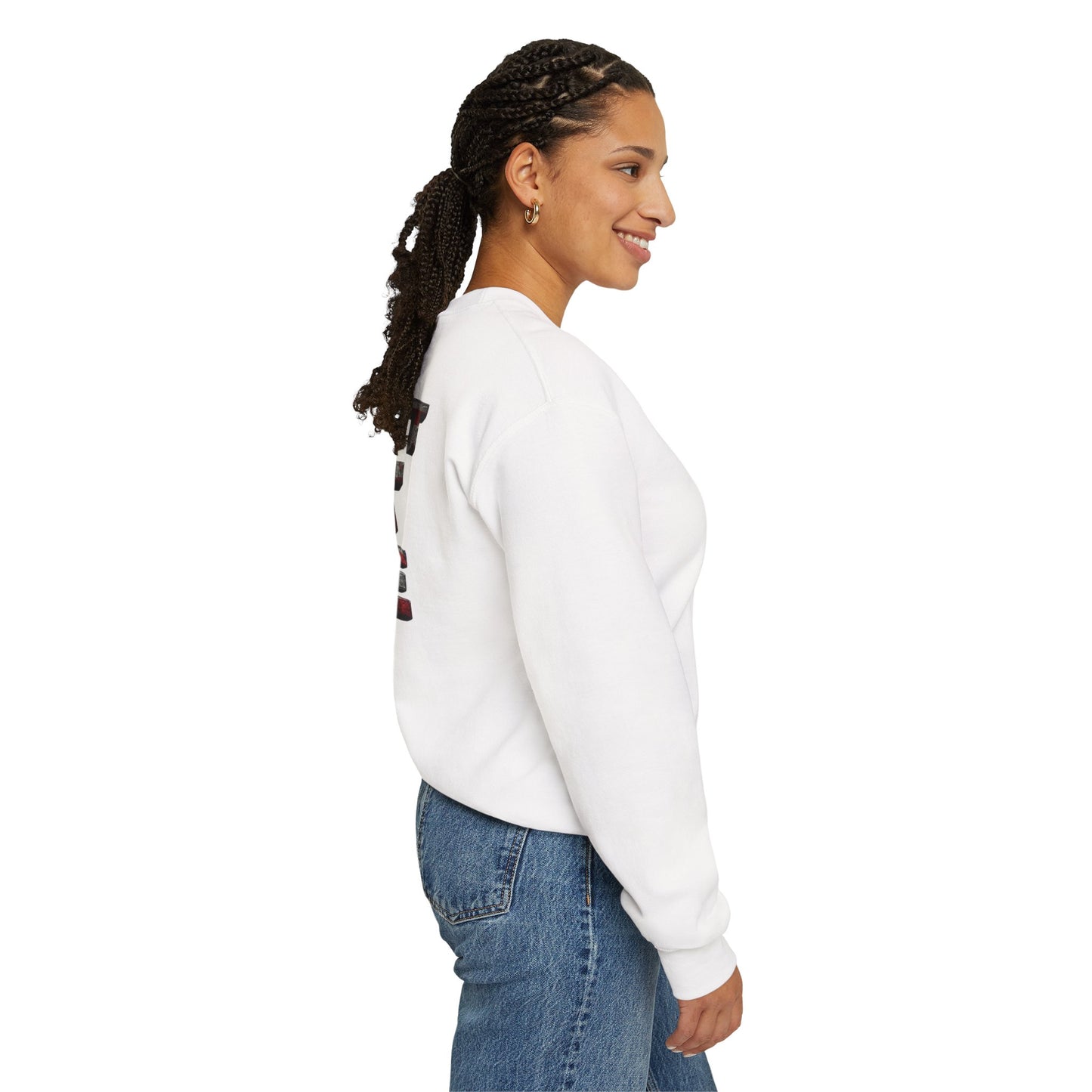 Patriot Fit Life Crewneck Sweatshirt - American Flag Graphic Pullover