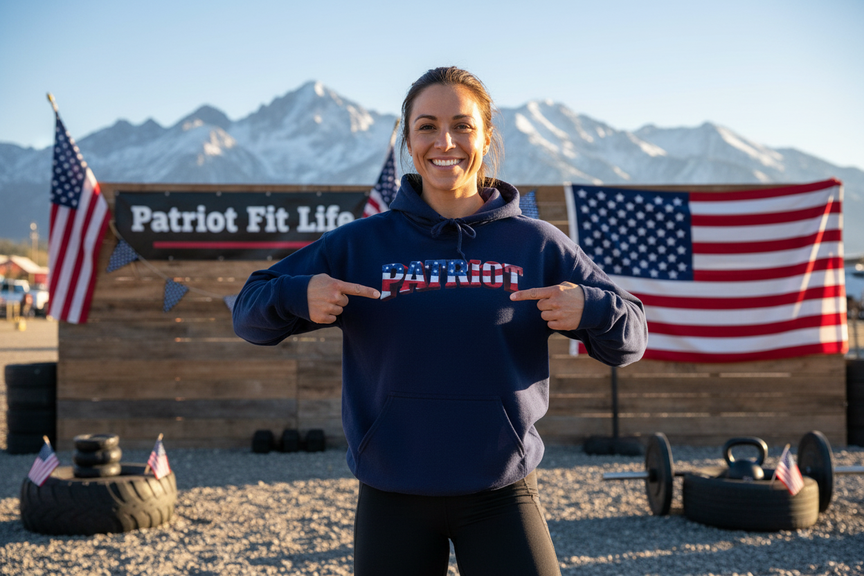 Patriot Flag Hoodie - American Flag Graphic Pullover