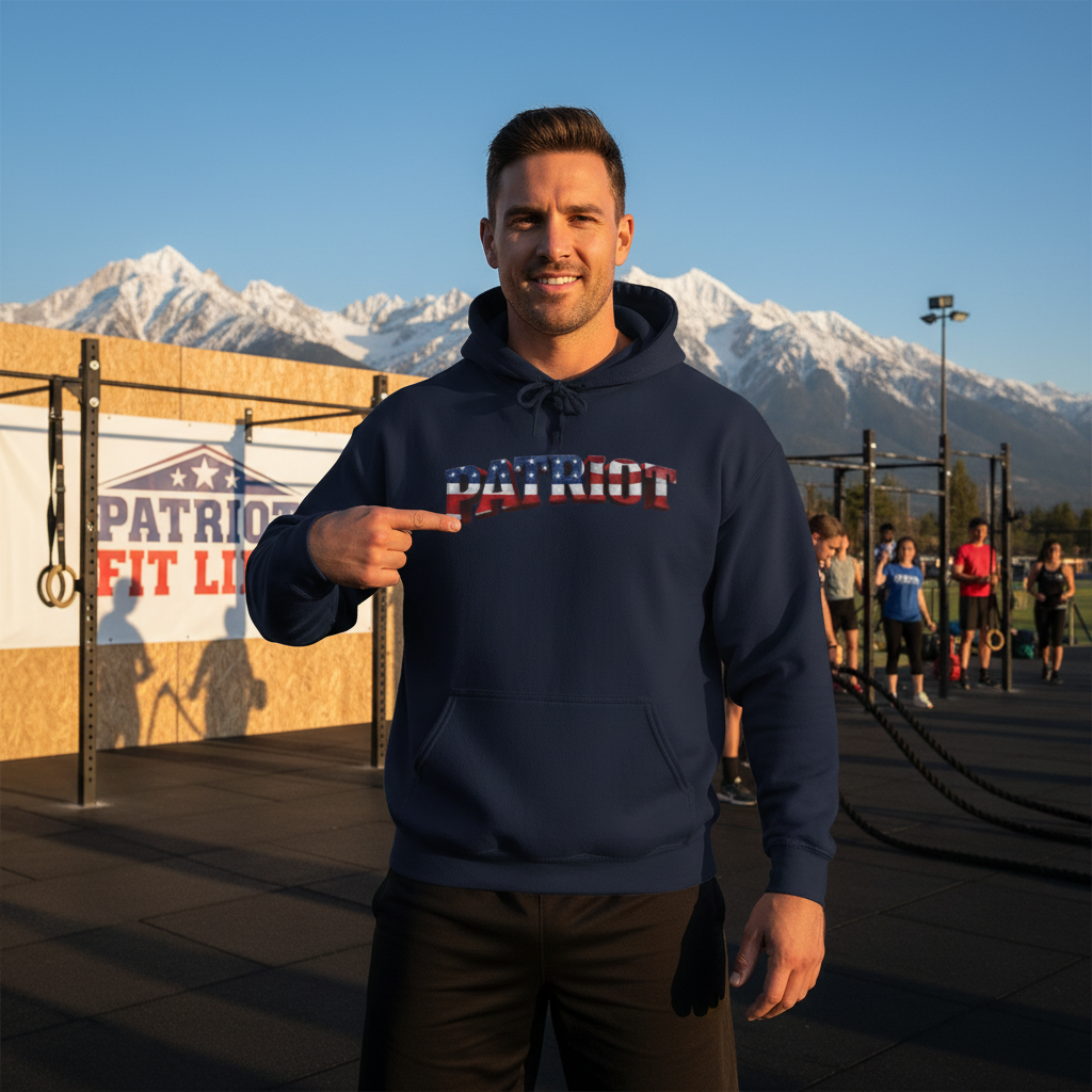 Patriot Flag Hoodie - American Flag Graphic Pullover