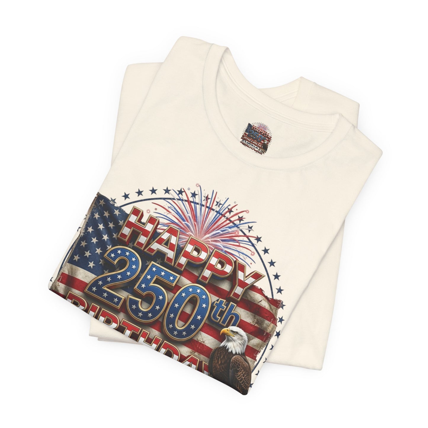 1776–2026 America 250th Birthday T-Shirt | Patriotic Eagle & Flag Tee | July 4th 2026 Commemorative