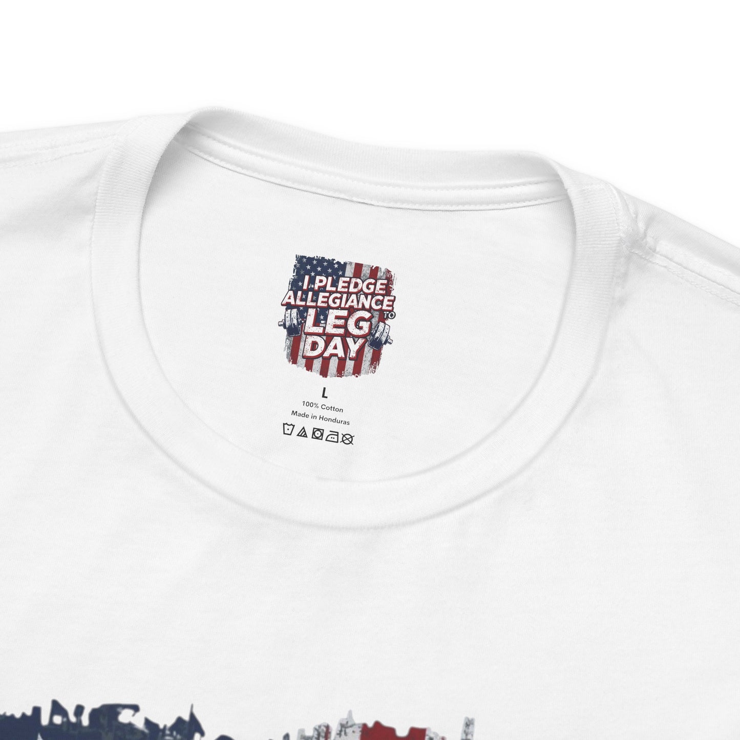 I Pledge Allegiance to Leg Day Shirt | Patriotic Gym Tee