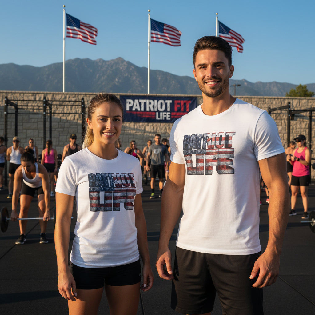 Patriot Life American Flag T-Shirt | Distressed Graphic Tee Unisex