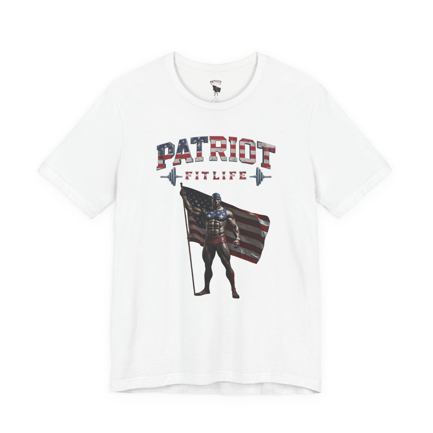 Patriot Fit Life Tee - American Flag Fitness T-Shirt