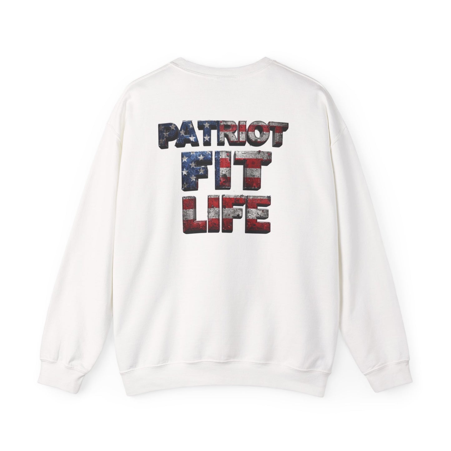 Patriot Fit Life Crewneck Sweatshirt - American Flag Graphic Pullover