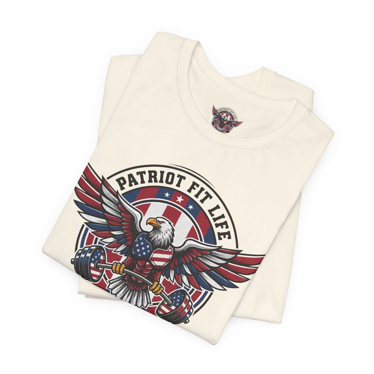 Patriot Fit Life Eagle T-Shirt | American Flag Fitness Tee
