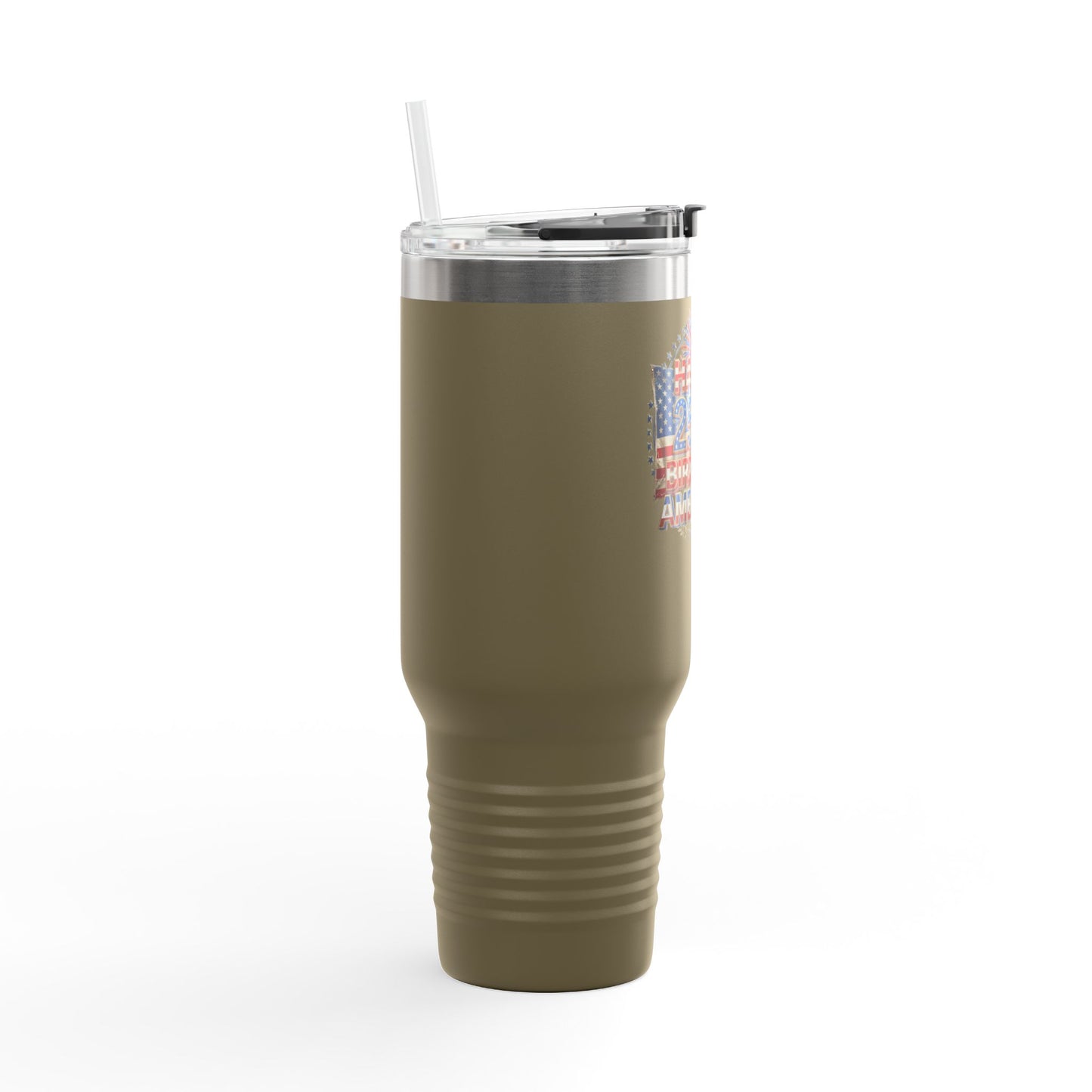 Happy 250th Birthday America Tumbler | 40oz Insulated Travel Mug | 6 Colors | 1776-2026