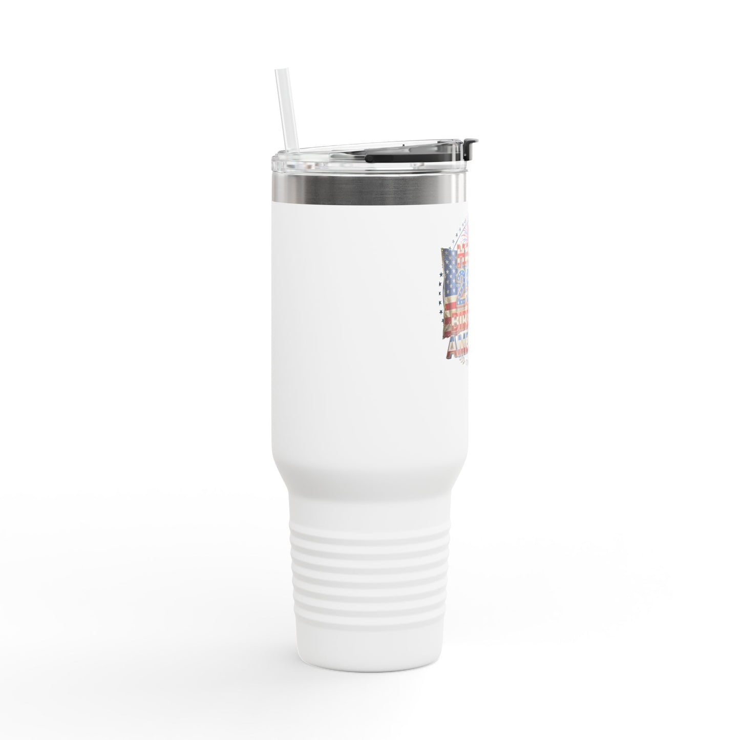 Happy 250th Birthday America Tumbler | 40oz Insulated Travel Mug | 6 Colors | 1776-2026